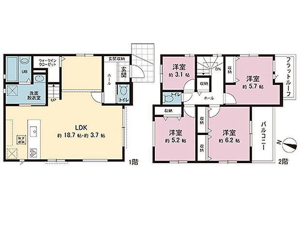 間取図です。図面と異なる場合は現況を優先させていただきます。