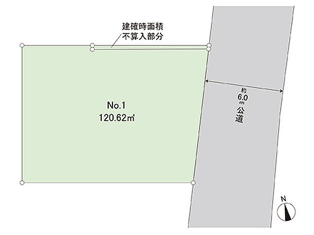 区画図です。図面と異なる場合は現況を優先させていただきます。