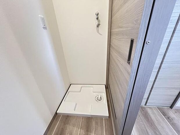 洗濯機は2階に設置しております。