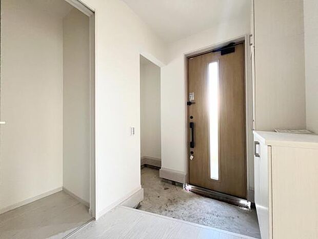 いつも気持ちよくご家族を迎えられる玄関です。