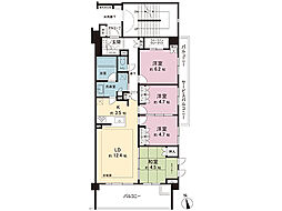 プレミスト緑園都市ビスタコート 4LDKの間取図画像