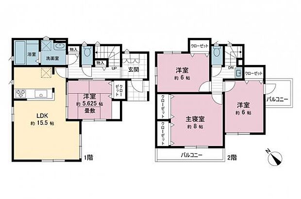間取図です。図面と異なる場合は現況を優先させていただきます。