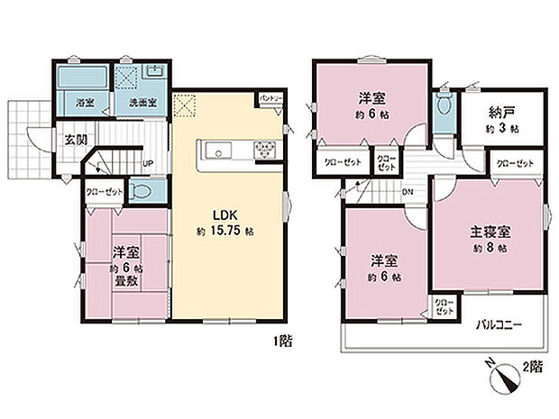 間取図です。図面と異なる場合は現況を優先させていただきます。