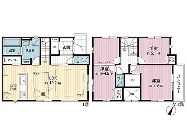 間取図です。図面と異なる場合は現況を優先させていただきます。