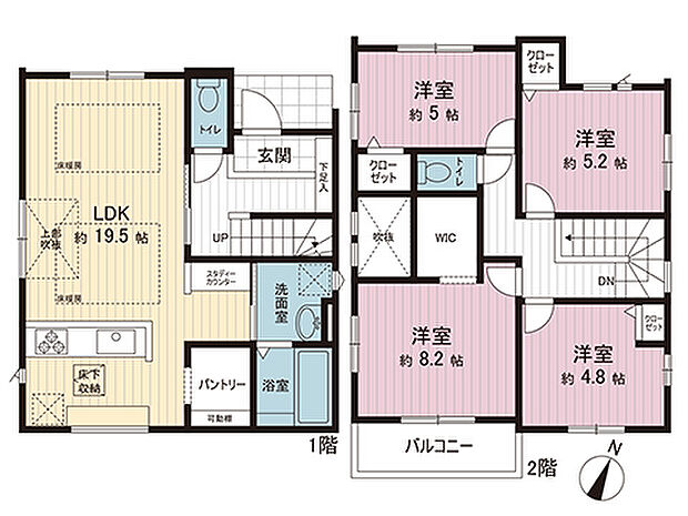 間取図です。図面と異なる場合は現況を優先させていただきます。