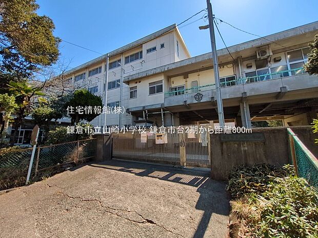 鎌倉市立山崎小学校まで約800m（徒歩10分）