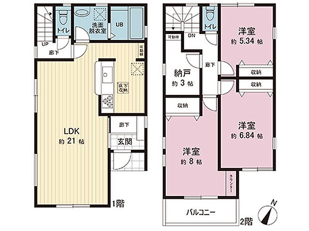 間取図です。図面と異なる場合は現況を優先させていただきます。