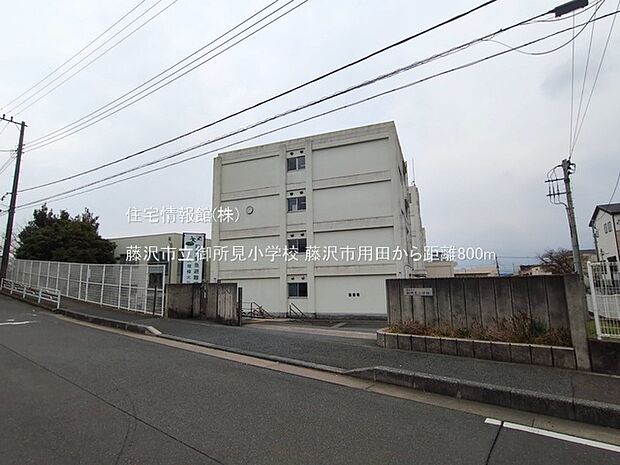 藤沢市立御所見小学校まで約800m（徒歩10分）