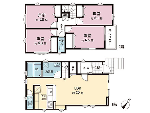 間取図です。図面と異なる場合は現況を優先させていただきます。