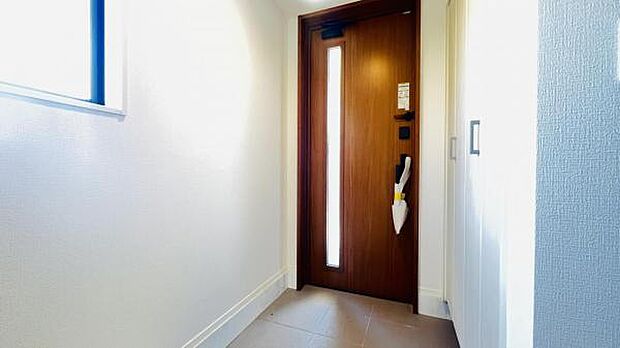 いつも気持ちよくご家族を迎えられる玄関です。