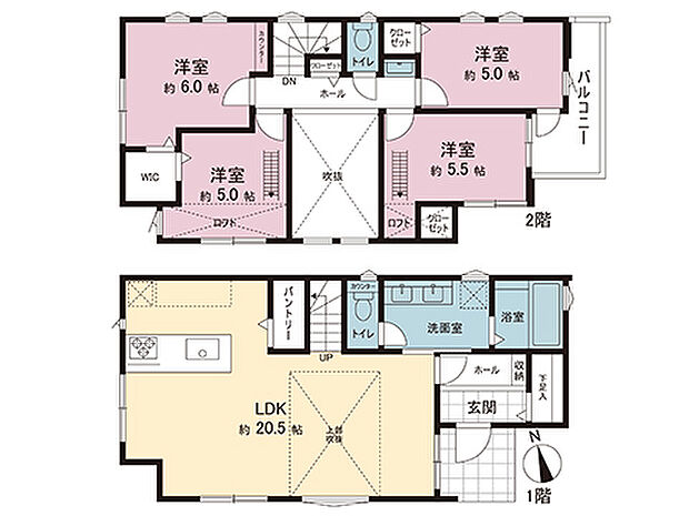 間取図です。図面と異なる場合は現況を優先させていただきます。