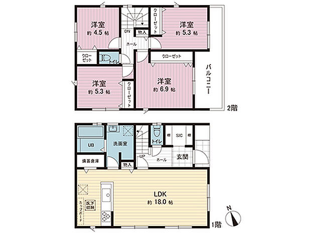 間取図です。図面と異なる場合は現況を優先させていただきます。