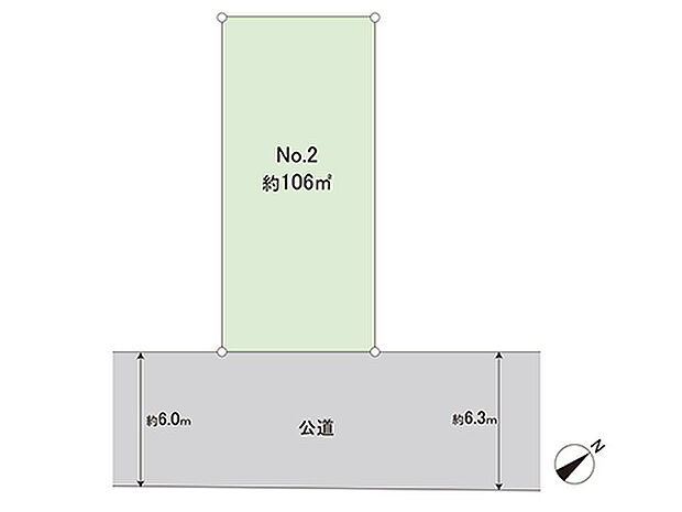 区画図です。図面と異なる場合は現況を優先させていただきます。