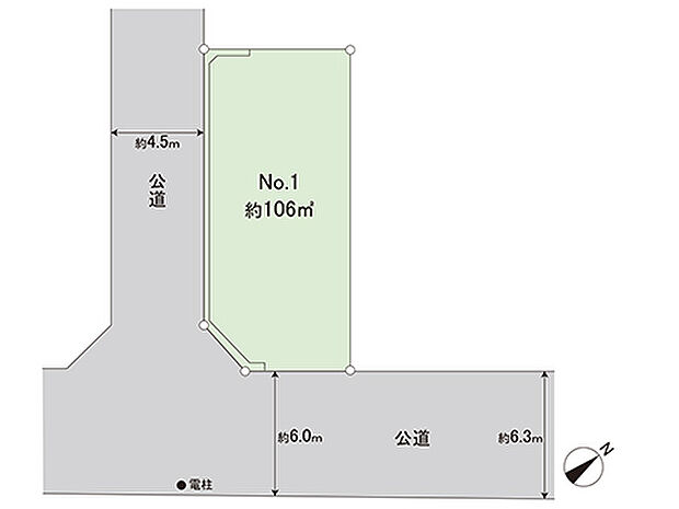 区画図です。図面と異なる場合は現況を優先させていただきます。