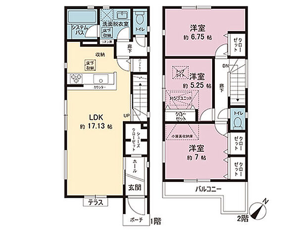 間取図です。図面と異なる場合は現況を優先させていただきます。