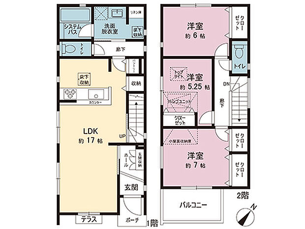間取図です。図面と異なる場合は現況を優先させていただきます。