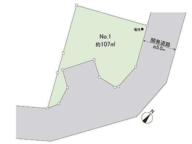 区画図です。図面と異なる場合は現況を優先させていただきます。