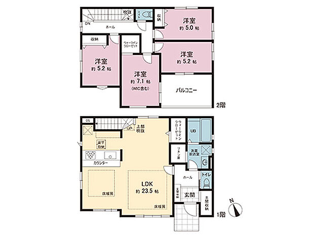 間取図です。図面と異なる場合は現況を優先させていただきます。