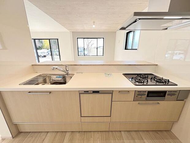 料理の時間が楽しくなるキッチンスペースです。