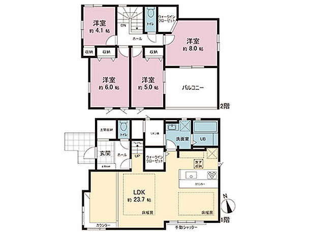 間取図です。図面と異なる場合は現況を優先させていただきます。