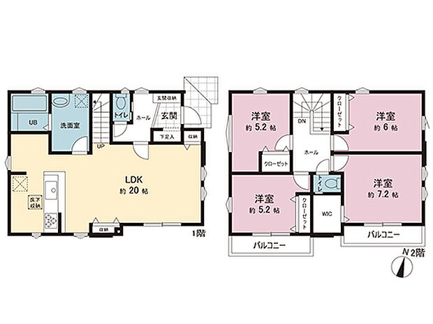 間取図です。図面と異なる場合は現況を優先させていただきます。