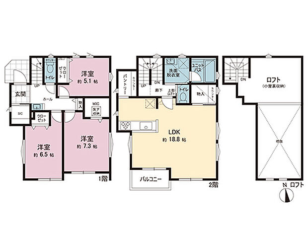 間取図です。図面と異なる場合は現況を優先させていただきます。