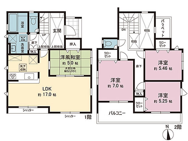 間取図です。図面と異なる場合は現況を優先させていただきます。