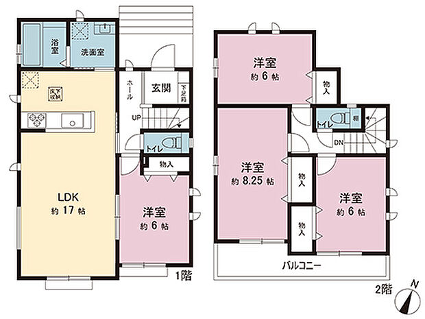 間取図です。図面と異なる場合は現況を優先させていただきます。