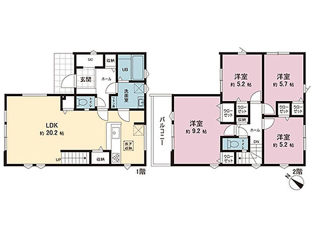 間取図です。図面と異なる場合は現況を優先させていただきます。