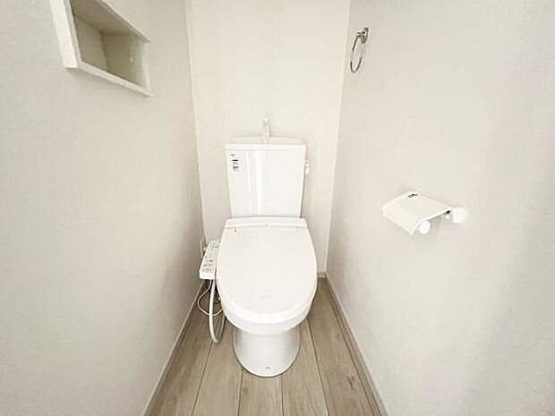 ほっと安らげるトイレ空間です。