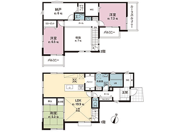 間取図です。図面と異なる場合は現況を優先させていただきます。