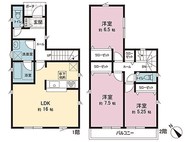 間取図です。図面と異なる場合は現況を優先させていただきます。