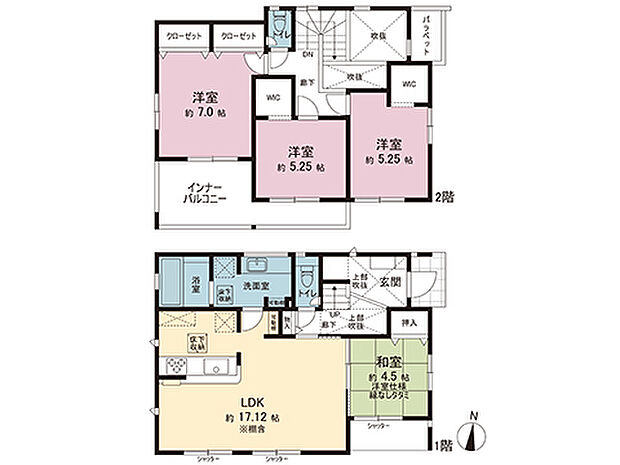 間取図です。図面と異なる場合は現況を優先させていただきます。
