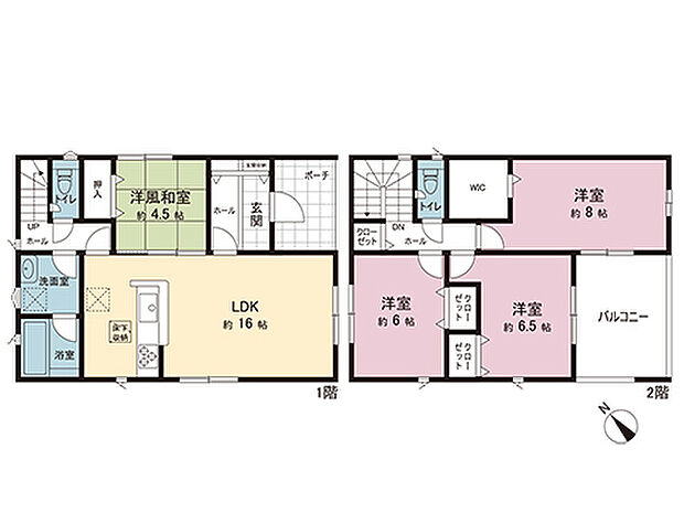 間取図です。図面と異なる場合は現況を優先させていただきます。