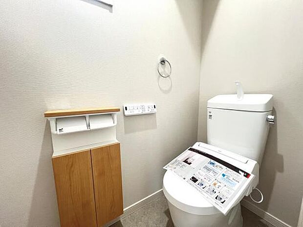 ほっと安らげるトイレ空間です。