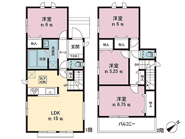 間取図です。図面と異なる場合は現況を優先させていただきます。