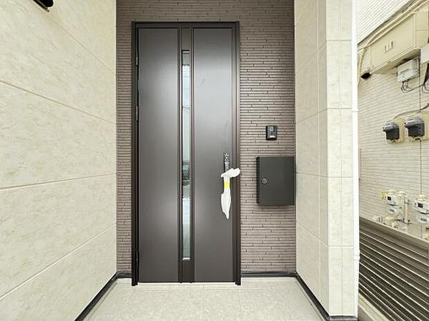 いつも気持ちよくご家族を迎えられる玄関です。