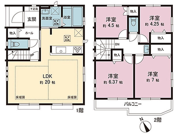 間取図です。図面と異なる場合は現況を優先させていただきます。