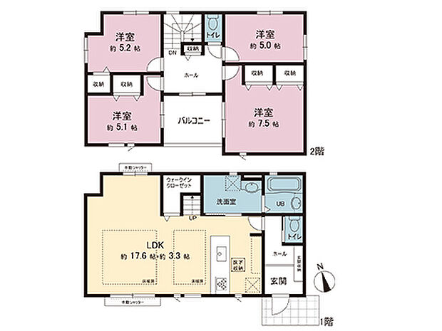 間取図です。図面と異なる場合は現況を優先させていただきます。
