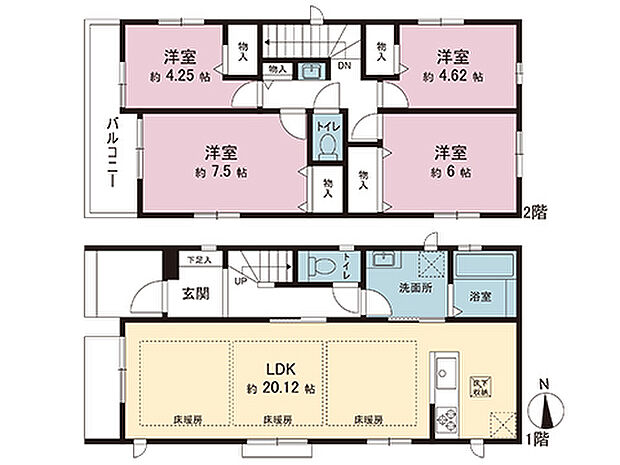 間取図です。図面と異なる場合は現況を優先させていただきます。