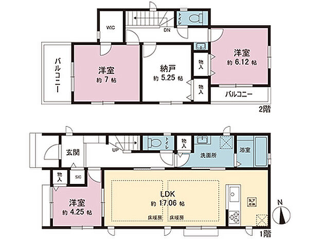 間取図です。図面と異なる場合は現況を優先させていただきます。