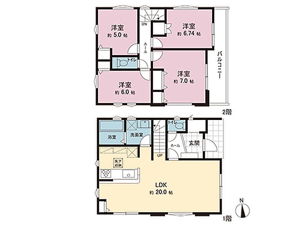 間取図です。図面と異なる場合は現況を優先させていただきます。