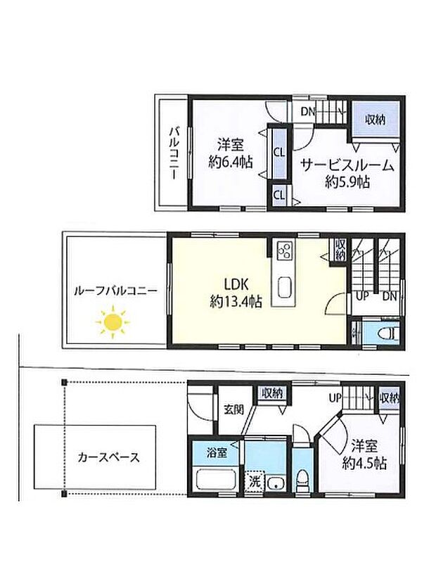 間取り図です。