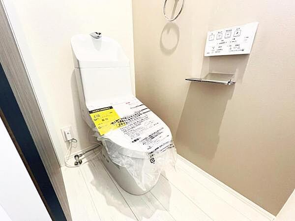 ほっと安らげるトイレ空間です。