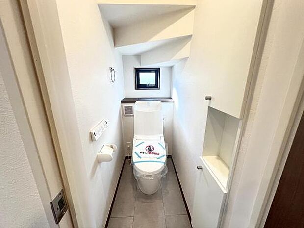 ほっと安らげるトイレ空間です。