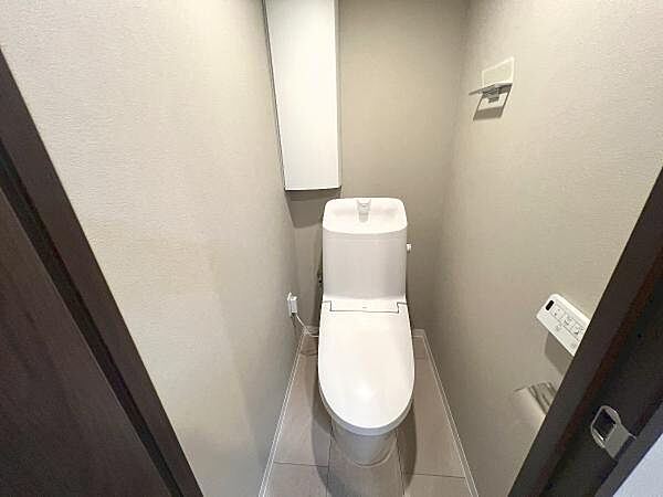 ほっと安らげるトイレ空間です。