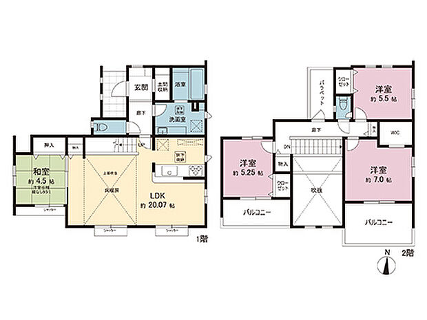 間取図です。図面と異なる場合は現況を優先させていただきます。