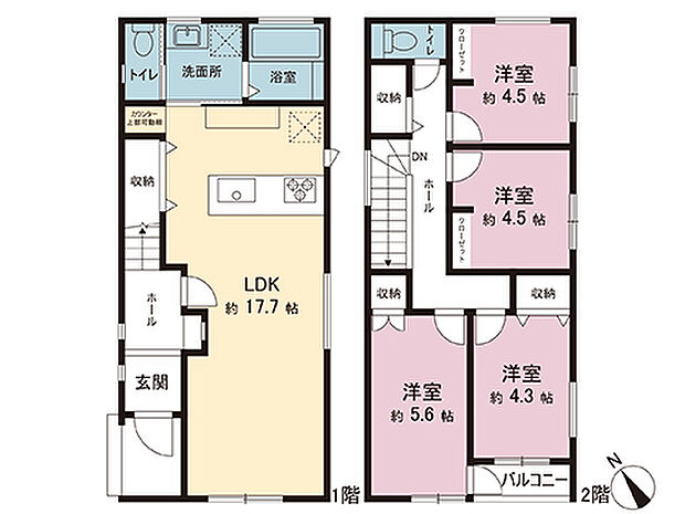 間取図です。図面と異なる場合は現況を優先させていただきます。