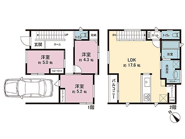 間取図です。図面と異なる場合は現況を優先させていただきます。