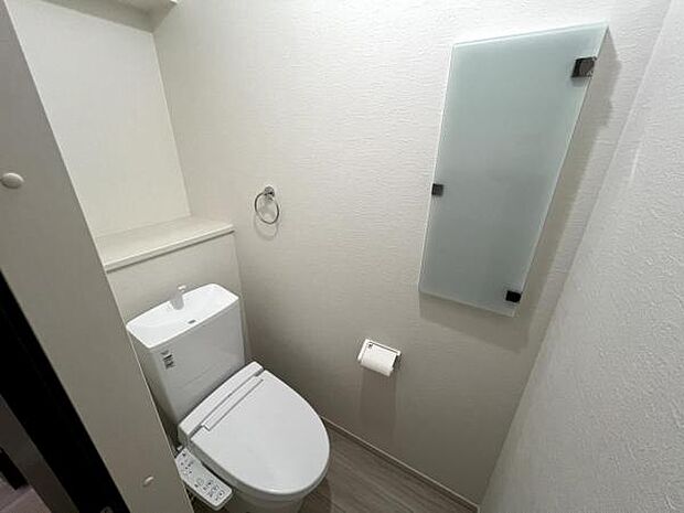 ほっと安らげるトイレ空間です。